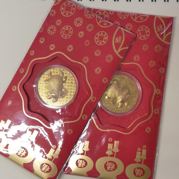 Year of the cow lucky coin - Picture 3 of 3